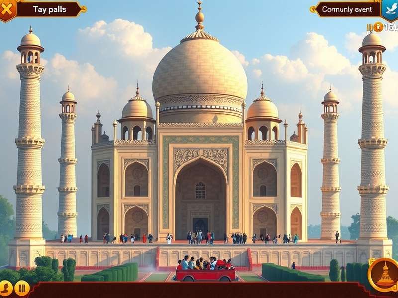 Mystic Taj Mahal Journey Puzzle Solving